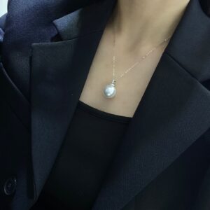 Venus Luster 14.2mm Exquisite High-End Necklace